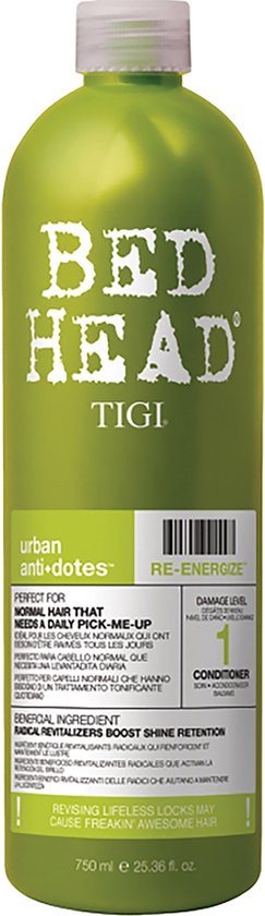 Bed Head by TIGI - Urban Antidotes - Re-Energise - Conditioner - Voor normaal haar - 750ml