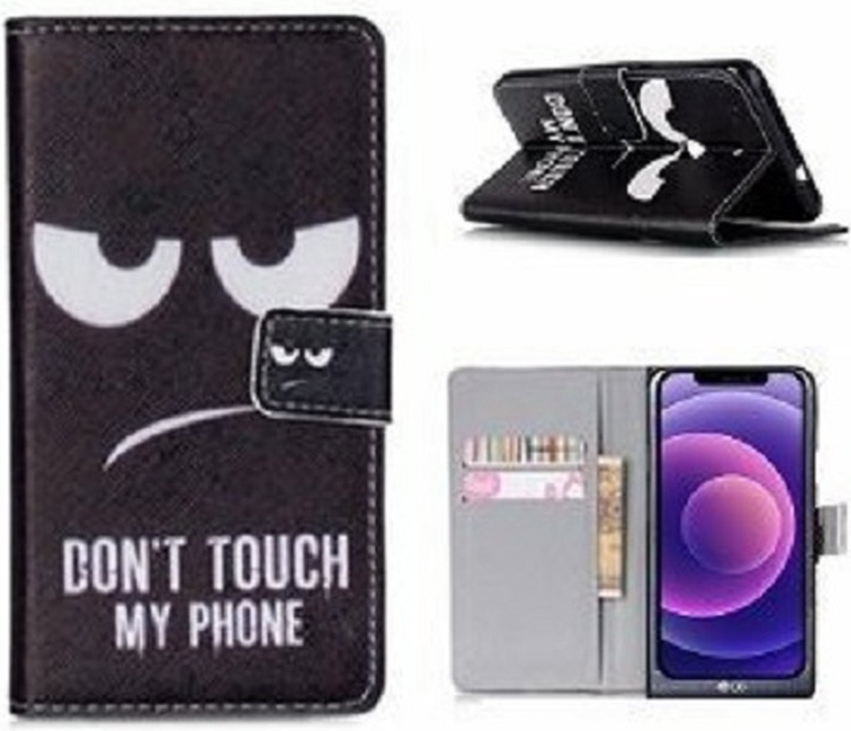 iPhone 12 Hoesje Met Pasjeshouder Bookcase My Phone Print