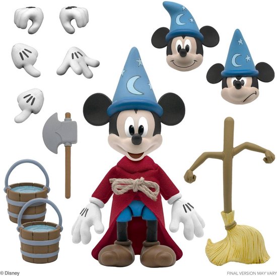 Disney: Ultimates - Figurine articulée 7 pouces Mickey l'apprenti sorcier