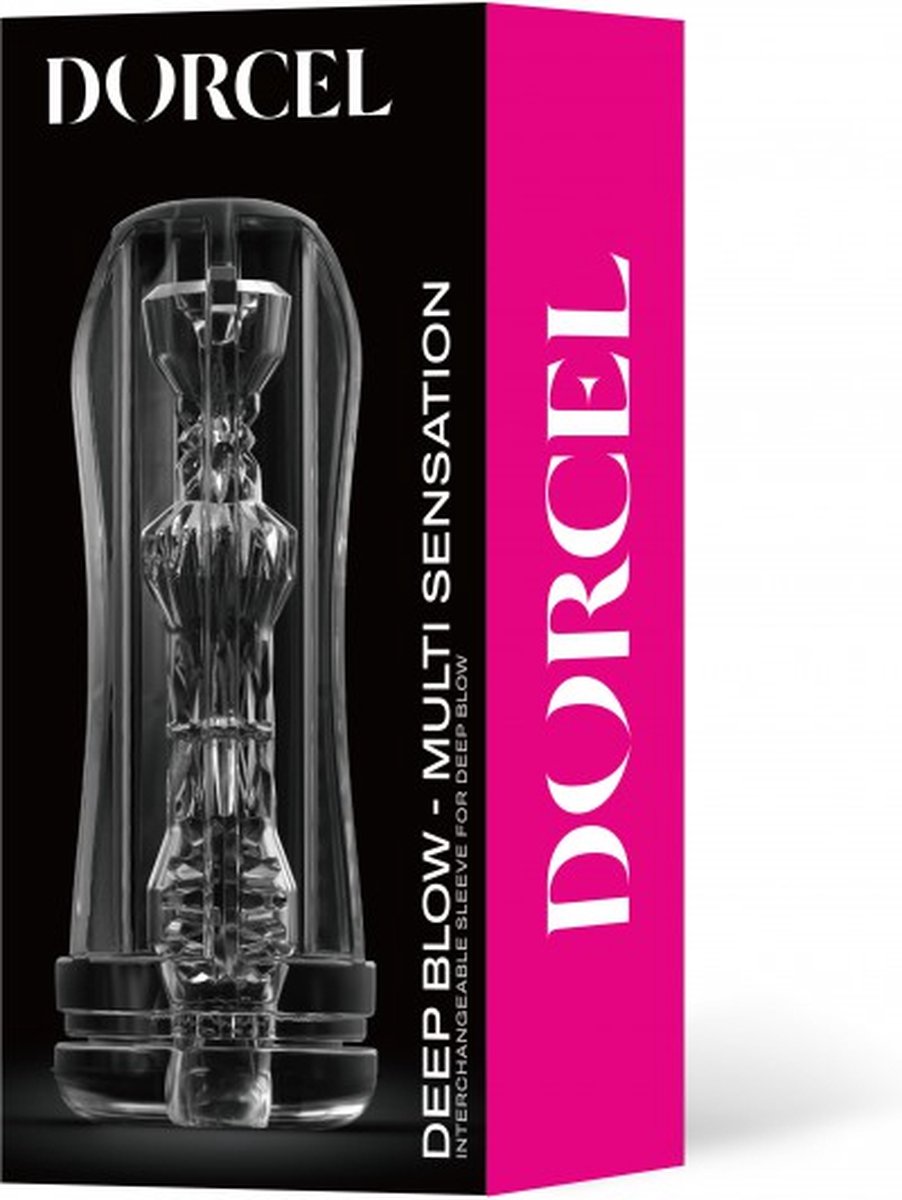 Goedkoopste Dorcel - Stroker - Sleeve Voor Masturbator - Deep Blow Multi Sensation - Transparant