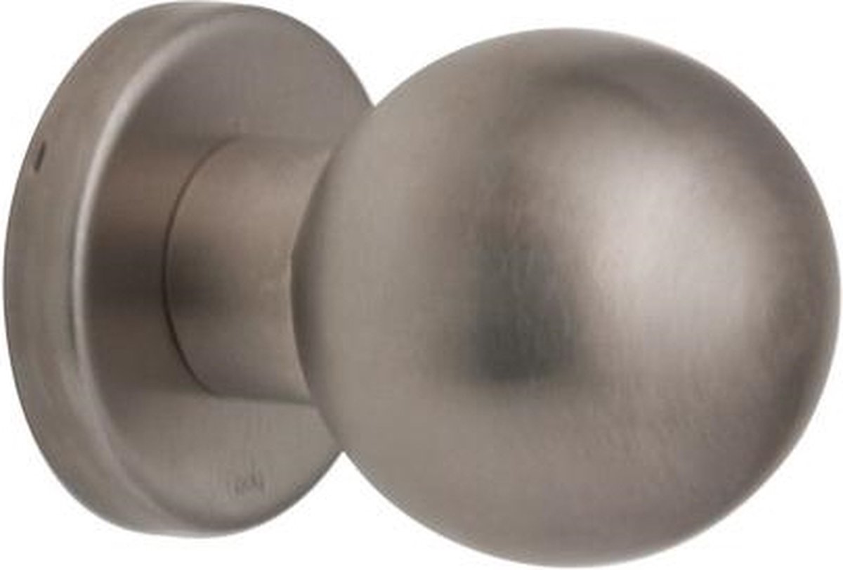 PBA deurbol vast Ø50mm zonder rozet inox mat /stuk