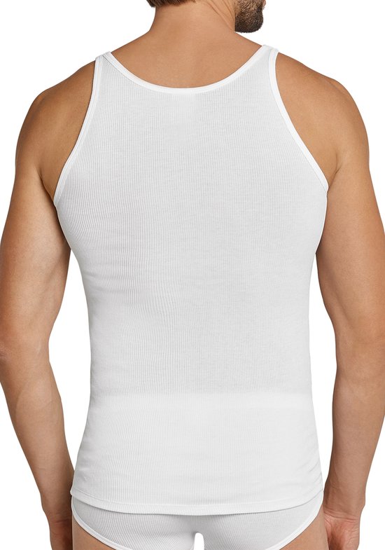 Schiesser Original Classics Singlet - 2 Pack 100 White - maat XXL (XXL) - Heren Volwassenen - 100% katoen- 005051-100-XXL