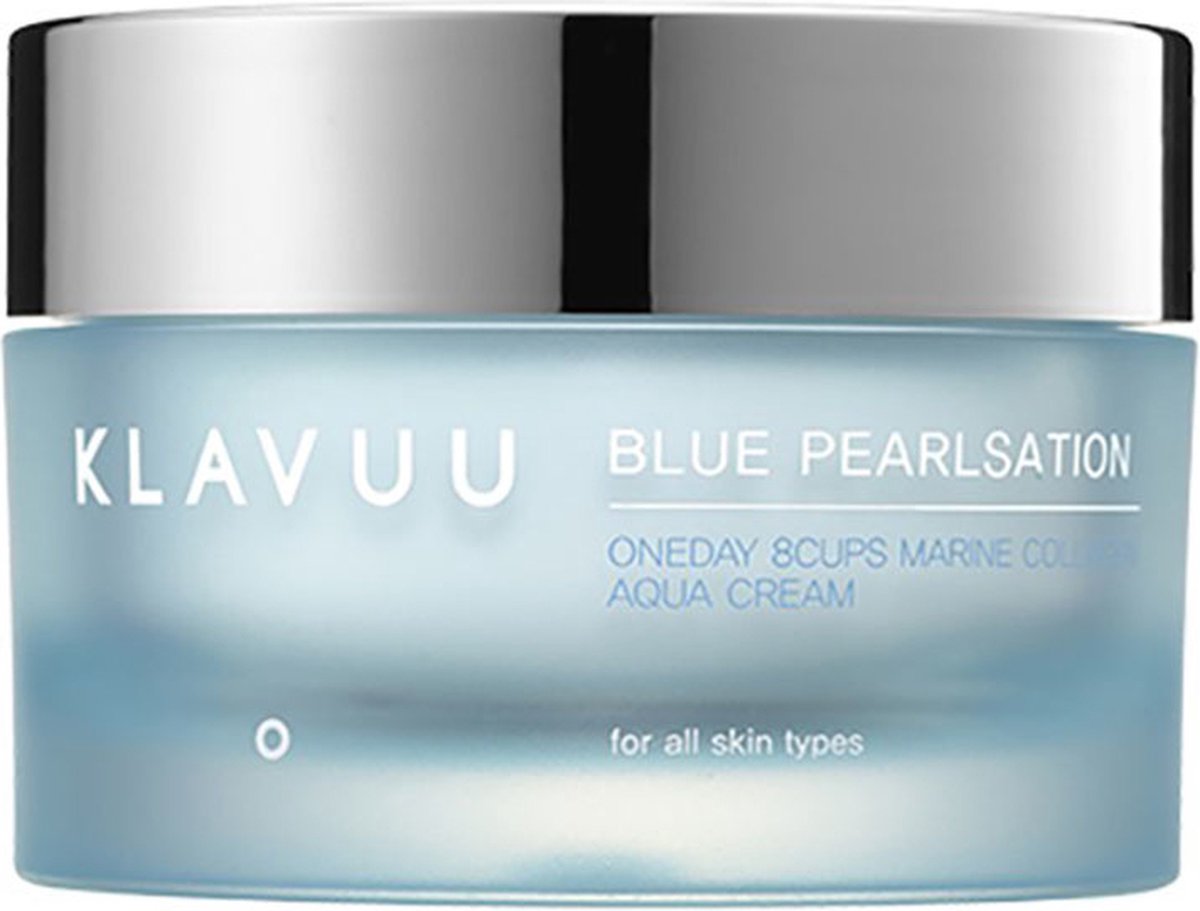 Klavuu Blue Pearlsation One Day 8cups Marine Collagen Aqua Cream 50 ml