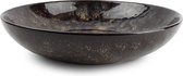 Assiette creuse 24xH5cm noir Hazy (Set de 3)