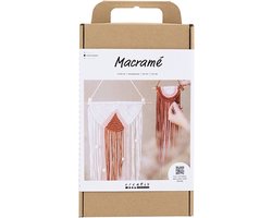 Creativ Company macramé hobbyset wanddecoratie - starterset DIY pakket.