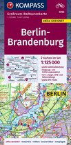 KOMPASS Großraum-Radtourenkarte 3703 Berlin-Brandenburg Fietsroutekaart 1:125.000