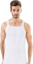 2 Pack Modieuse heren onderhemd- 100% katoen- Wit- Maat S