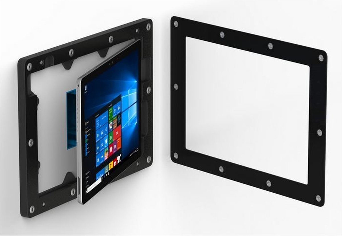 On-Wall wandhouder Microsoft Surface Pro7, Pro 6, Pro 5 & Pro 4 Zwart
