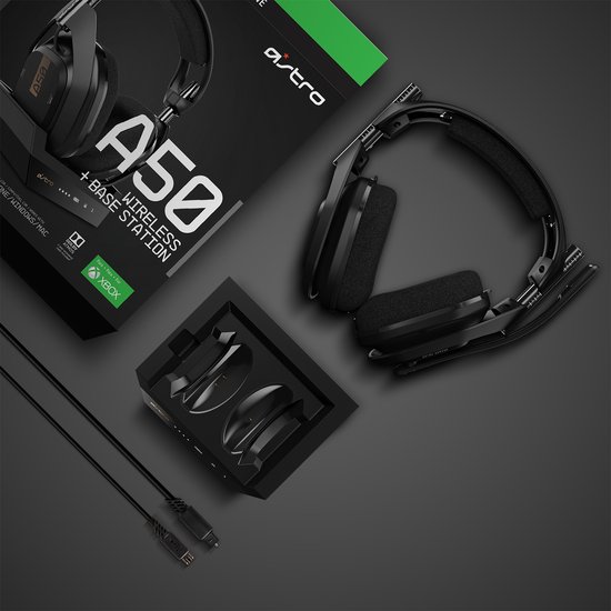 ASTRO A50 Xbox - Gaming Headset - PC, Xbox series S|X, Xbox One - Zwart |  bol.com
