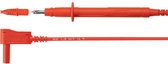 Schützinger SPL 7312 Ni / 1 / 100 / RT Veiligheidsmeetsnoer [Stekker 4 mm - Testpunt] Rood 1 stuk(s)