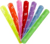 Klaparmband Fluor 36 STUKS - Traktatie - Uitdeelcadeautjes voor kinderen - Speelgoed Traktaties