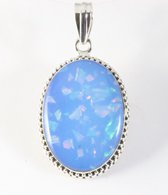 KLiNGEL Cliphanger Met Opaal in het Blauw Dames Sieraden voor voor Kettingen voor 