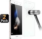 Huawei P8 Lite Screenprotector Beschermglas 2x