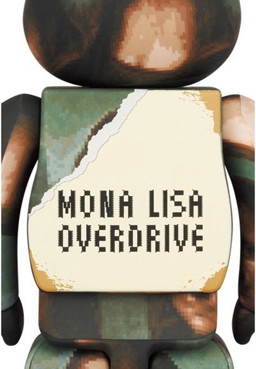 Coffret 400% & 100% Bearbrick - Mona Lisa Overdrive (Louvre x