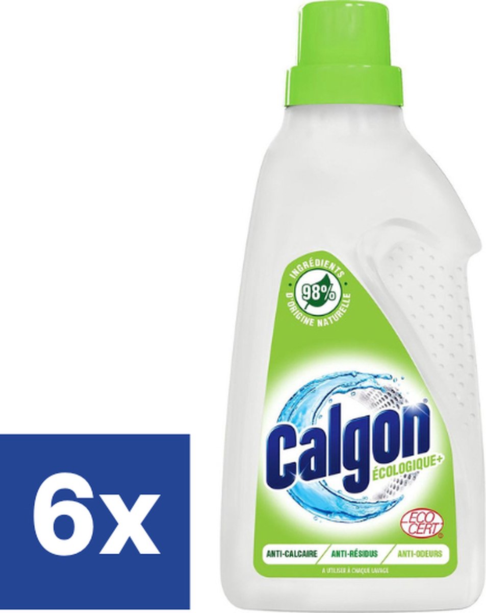 Calgon Ecologisch+ Gel (Voordeelverpakking) - 6 x 750 ml
