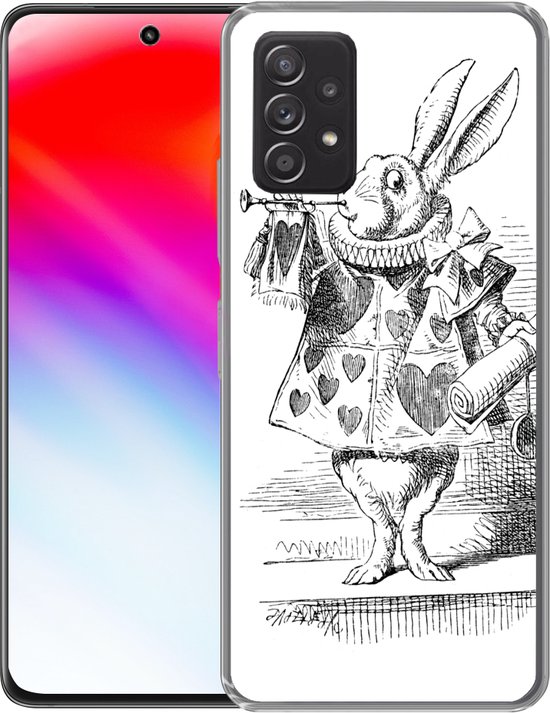 Convient pour coque Samsung Galaxy A53 5G - Lapin - Coque de téléphone en Siliconen