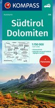 KOMPASS Autokarte Südtirol, Dolomiten/Alto Adige , Dolomiti Wegenkaart 1:150.000