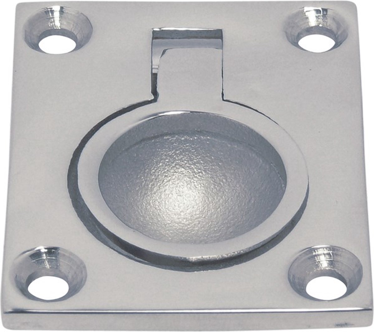 Luikring - Rvs 316 gepolijst - 47x38mm - Rechthoekig
