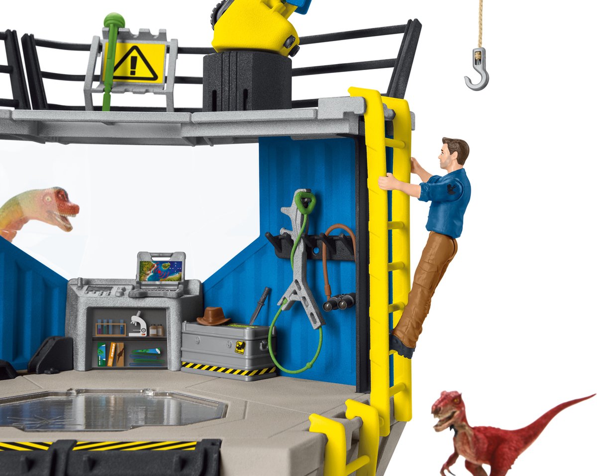 Schleich Dinosaurus Groot Dino-onderzoekstation - Speelfigurenset - 41462 — afbeelding 22