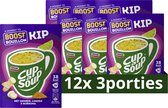 Unox a Moment to Boost Bouillon Kip Cup-a-Soup - 12 x 3 x 175 ml - Voordeelverpakking