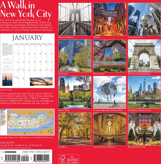 A Walk in New York City Kalender 2023