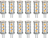 LED G4 Steeklampen 12V - Warm wit licht - 170 lumen - Voordeelverpakking - 12 lampjes