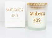 Ganbaru - Geurkaars - 489 White tea & Ginger