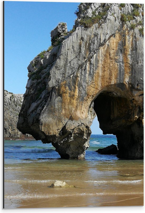 WallClassics - Dibond - Cuevas Del Mar - 40x60 cm Foto op Aluminium (Met Ophangsysteem)