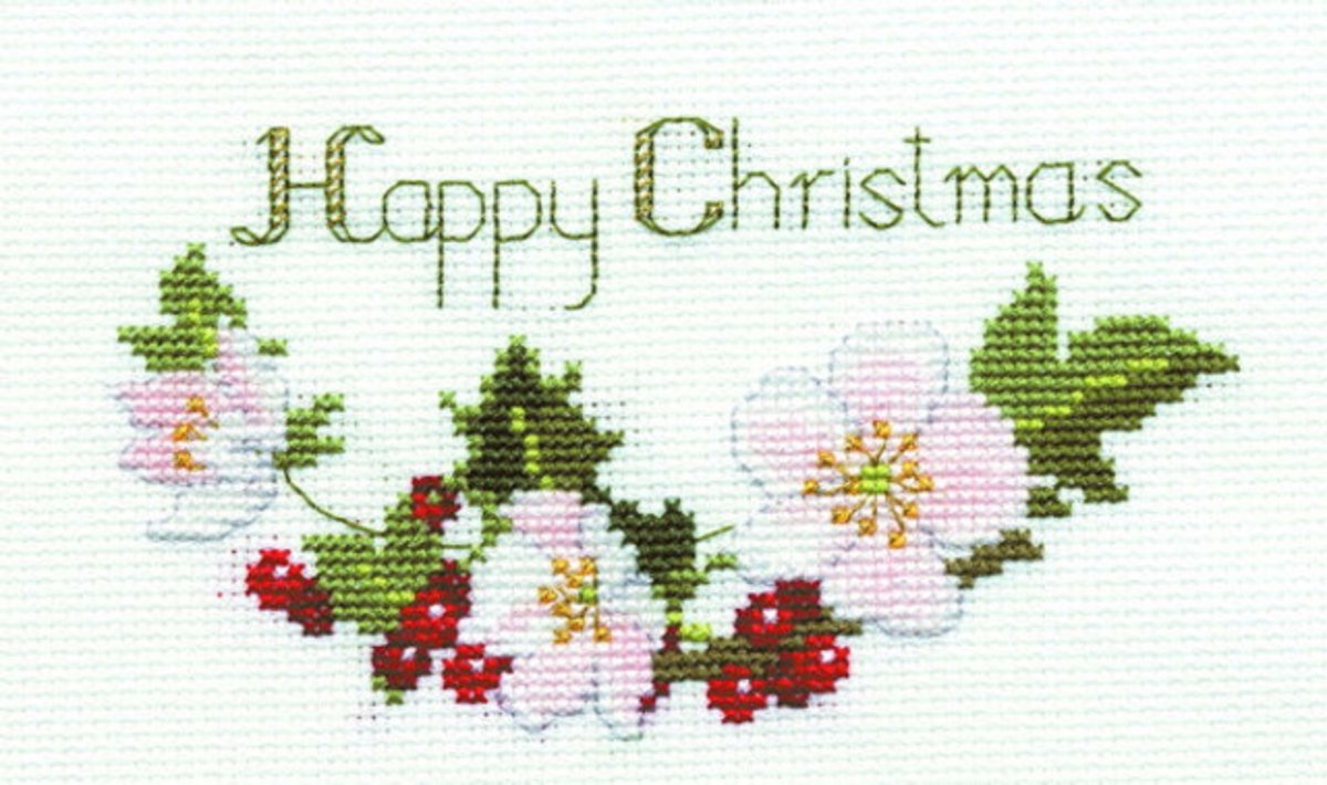 Kerstkaart Bothy Threads Telwerk CDX 25