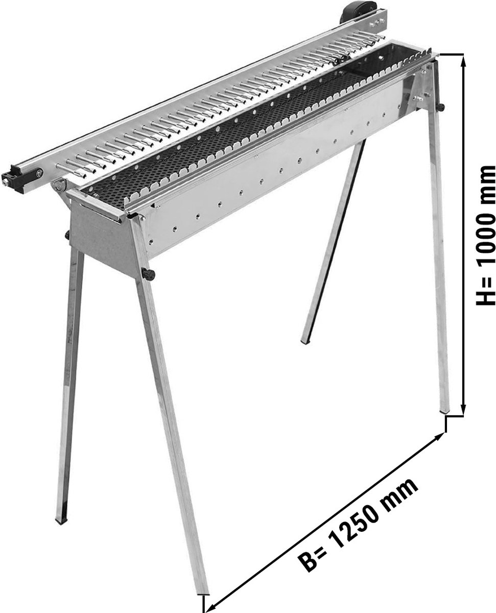 Grill Vertical à Kebab Gaz 3000W - Acier Inoxydable, Capacité 8 Kg, Température Réglable 50-300°C - 5
