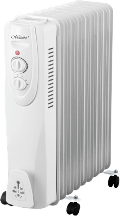 Maestro- réchauffeur d'huile électrique 2000W 9 ailettes 3 niveaux de chauffe 800 /1200 /2000 W Thermostat