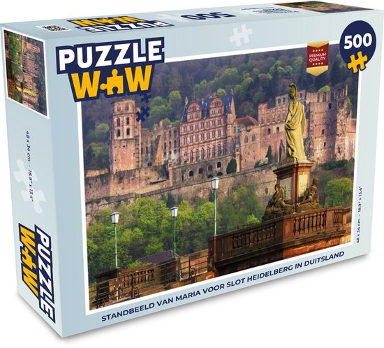 Puzzel Heidelberg - Slot - Maria - Legpuzzel - Puzzel 500 stukjes | bol.com