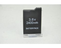 PSP Accu - Compatibel met PSP 2000, en 3000 - 2400 mAh - ISO9001 Gecertificeerd