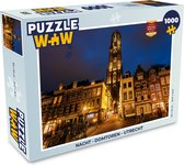Puzzel Nacht - Domtoren - Utrecht - Legpuzzel - Puzzel 1000 stukjes volwassenen
