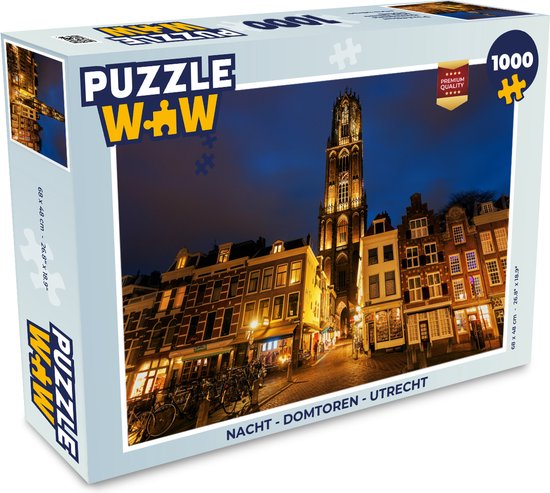 Puzzel Nacht - Domtoren - Utrecht - Legpuzzel - Puzzel 1000 stukjes  volwassenen | bol.com