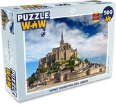 Puzzel Mont Saint-Michel abdij - Legpuzzel - Puzzel 500 stukjes