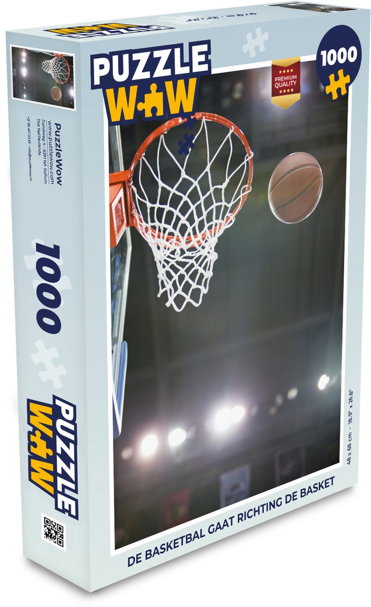 Puzzle Le ballon de basket va vers le panier Puzzle Puzzle 1000 pièces adultes