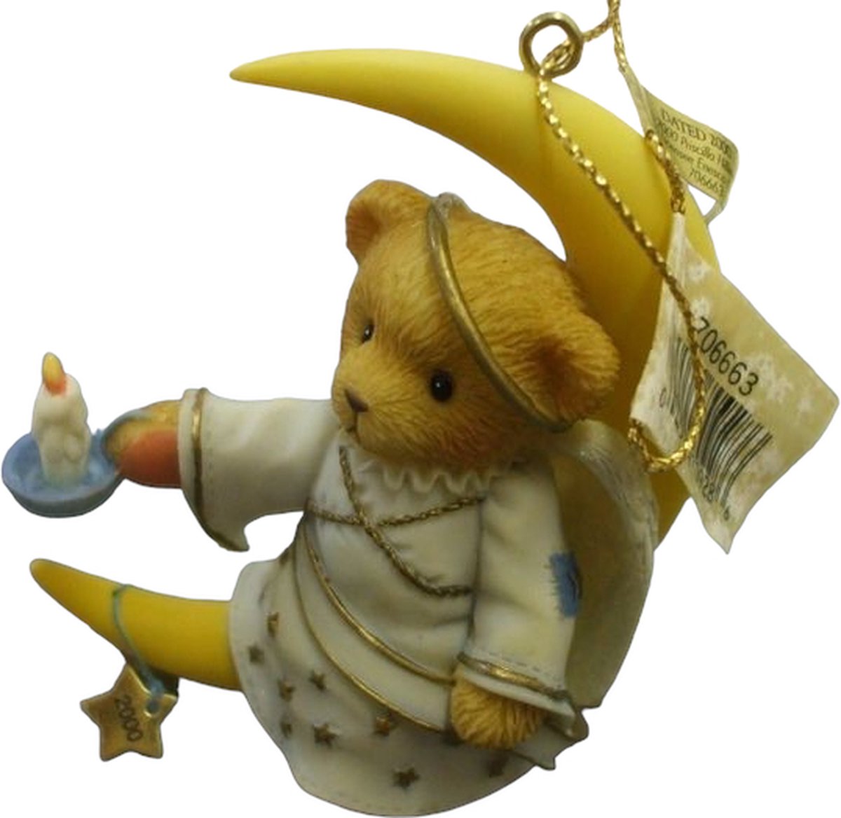 Cherised Teddies - 706663 - Angel Sitting On Moon