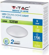 V-TAC VT-8032RD 24W LED plafondlamp rond oppervlak neutraal wit 4000k - Art.nr. 5565