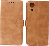 Hoesje Geschikt voor Samsung Galaxy A03 Core - Book Case Telefoonhoesje - Kaarthouder Portemonnee Hoesje - Wallet Cases - Bruin