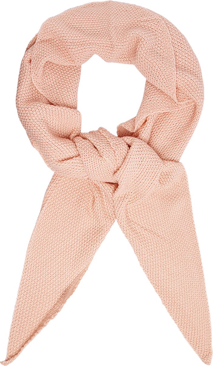 Sjaal Wrap Around - Roze - Gebreide driehoekssjaal - 180 x 75 cm
