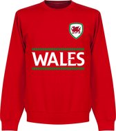 Wales Reliëf Team Sweater - Rood - L