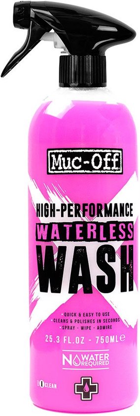 Muc-Off High Performance Waterless Wash Motor Fiets Poetsmiddel 750ml