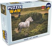 Puzzel Paard - Wit - IJsland - Legpuzzel - Puzzel 500 stukjes