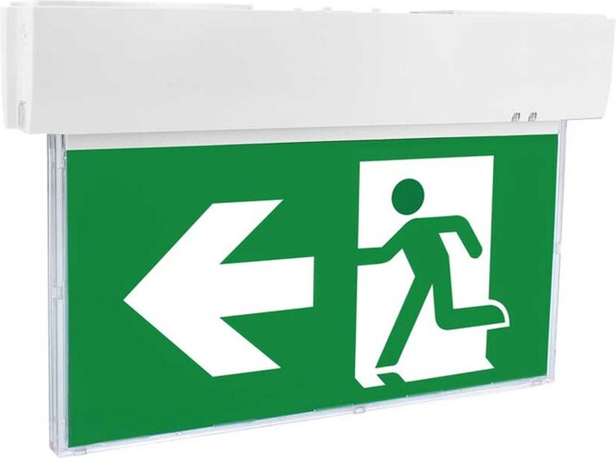LEDmaxx LED Noodverlichting 5.5W 6000K IP40 inclusief 4 pictogrammen | Geen fitting | Dag Licht | 5.5 watt