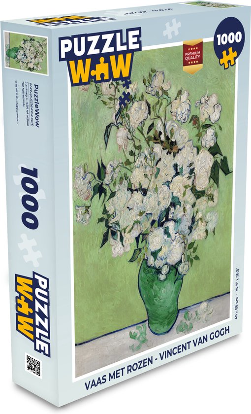 Winkelier cijfer aankleden Puzzel Vaas met rozen - Vincent van Gogh - Legpuzzel - Puzzel 1000 stukjes  volwassenen | bol.com