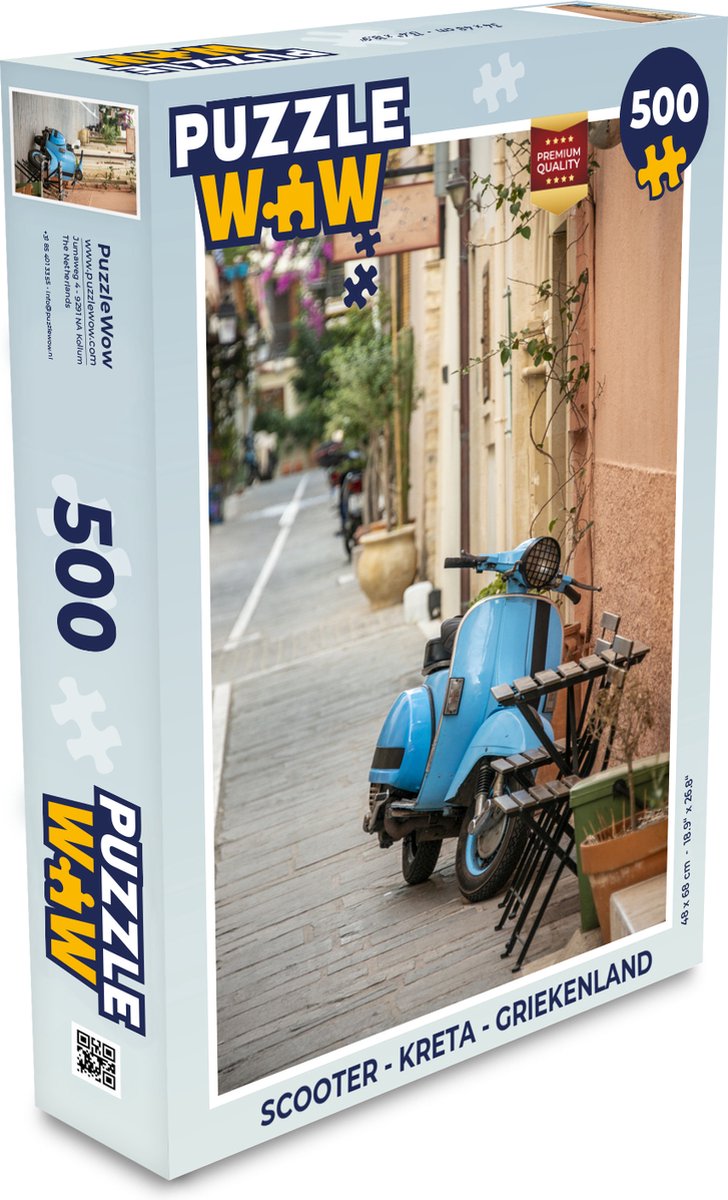 Scooter Kreta - Griekenland - Legpuzzel - Puzzel 500 stukjes bol.com