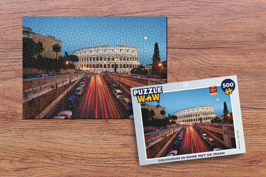 Puzzle Rome - Lune - Colisée - Puzzle - Puzzle 500 pièces