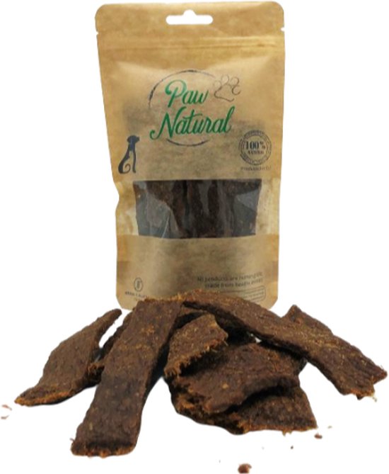 Paw Natural Tonijn Reepjes / Strips - Snacks voor honden - 150 gram - Graan en glutenvrij - Geschikt voor alle rassen
