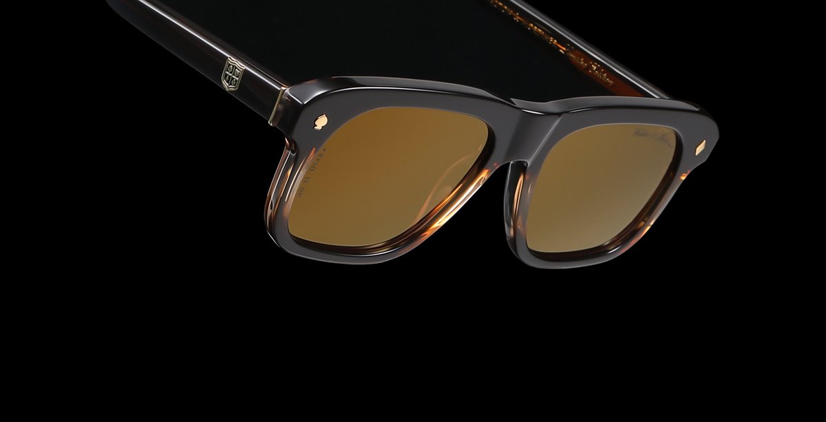 WALTON & MORTIMER® NO. 33 “OSAKA” - Zonnebril heren - Havana Goud